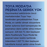 Toya Moda | Basın  
